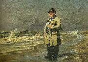 martinus rorbye en strandingskommissioncer ved vestkysten af fylland, incerheden af skagen Spain oil painting artist